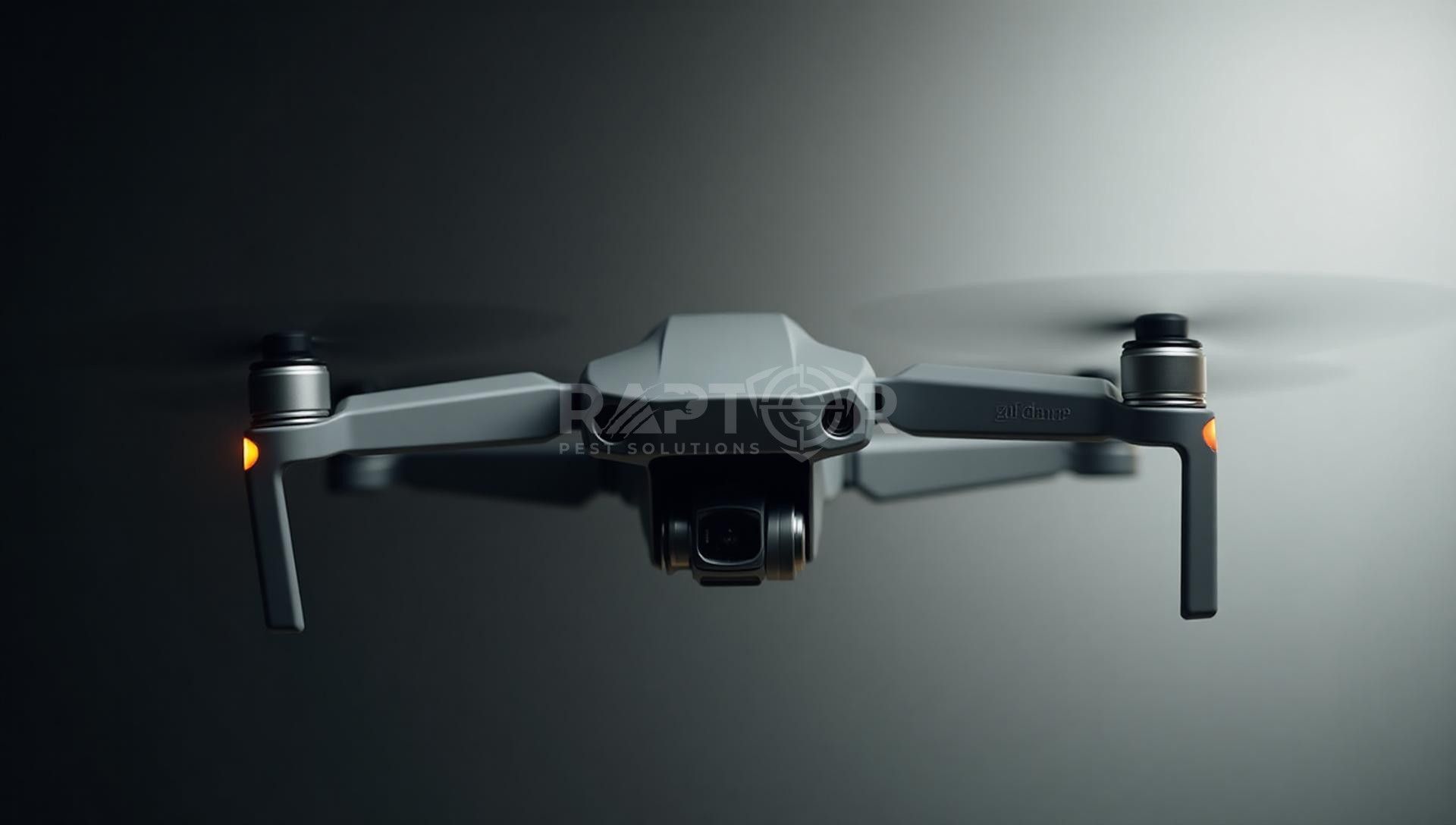 Raptor Pest Solutions using drone inspection technology for bird control on an Arizona roof.